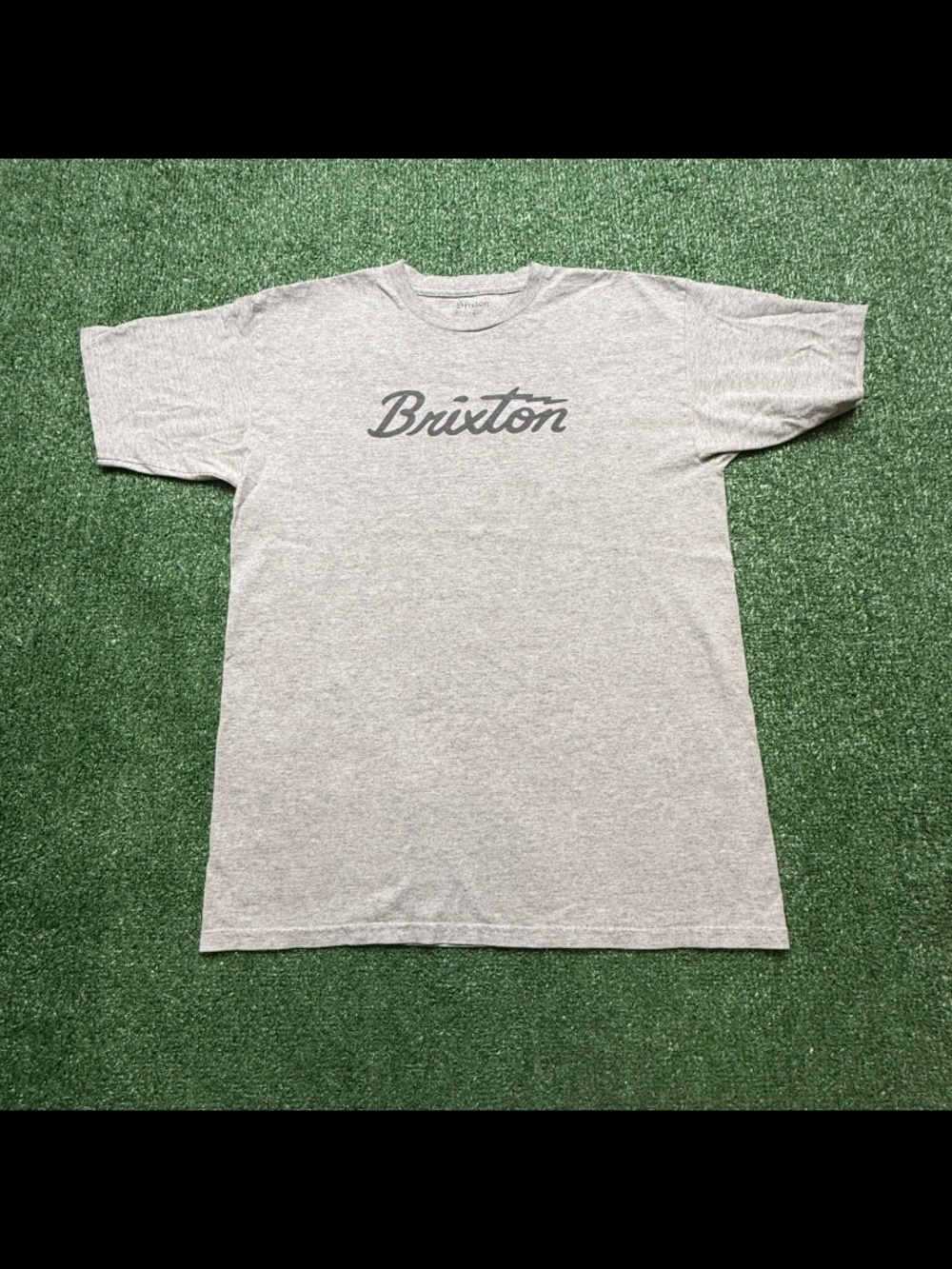 Brixton T Shirt Mens Size M Medium Gray Short Sleeve Streetwear